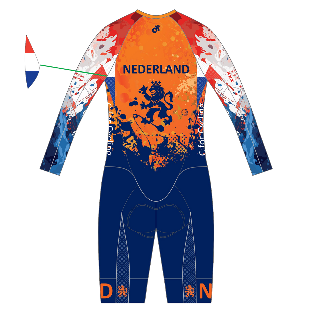 APEX+ Speedsuit (Rits voor)