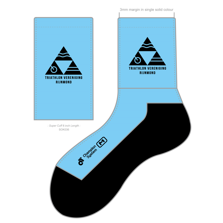 Sublimated Sock 6 Inch