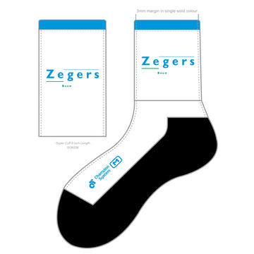 Sublimated Sock 6 Inch