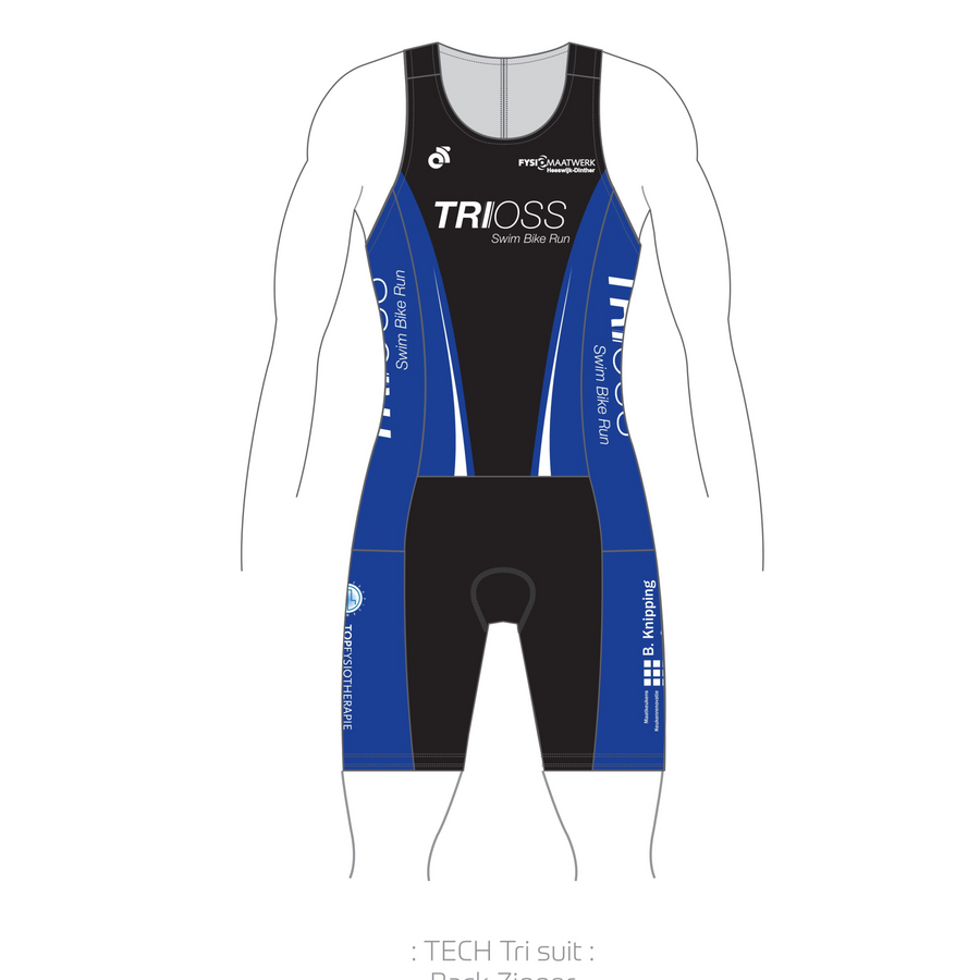 TECH Tri Suit met Naam/Landcode