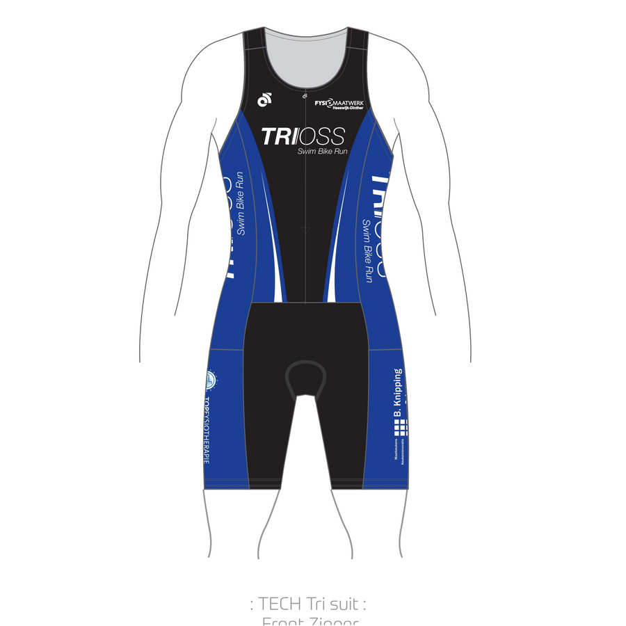 TECH Tri Suit met Naam/Landcode